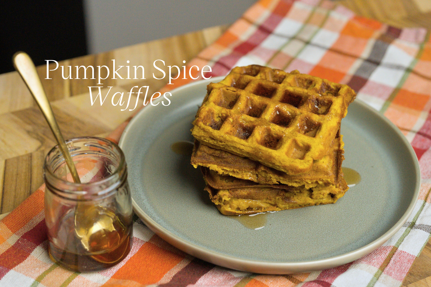 Pumpkin Spice Waffle