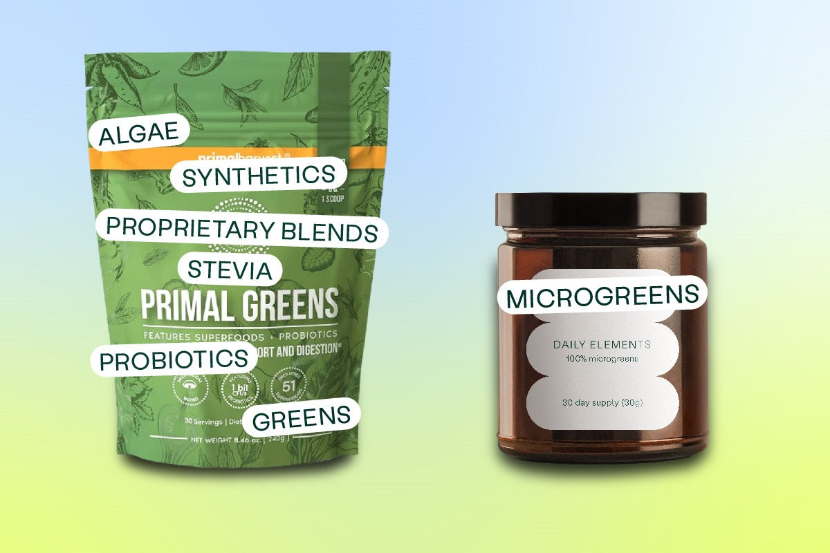 Primal Greens vs Daily Elements