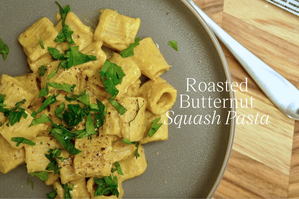 roasted butternut squash pasta