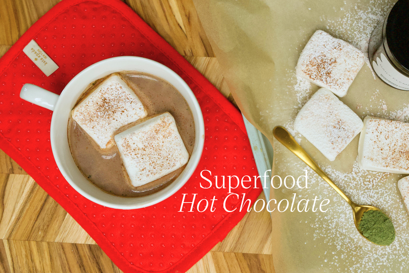 Healthy Cacao Hot Chocolate with Cinnamon