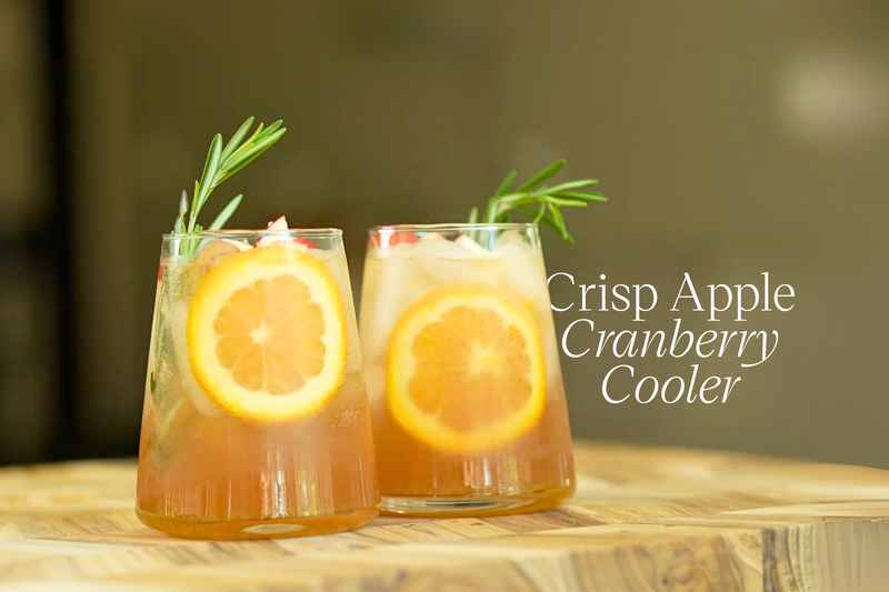 Crisp Apple Cranberry Cooler