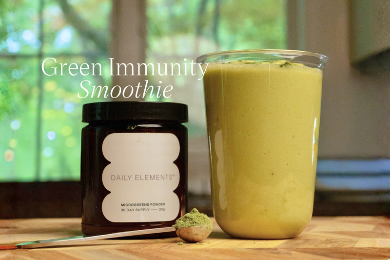 Refreshing Green Immunity Boosting Smoothie Recipe