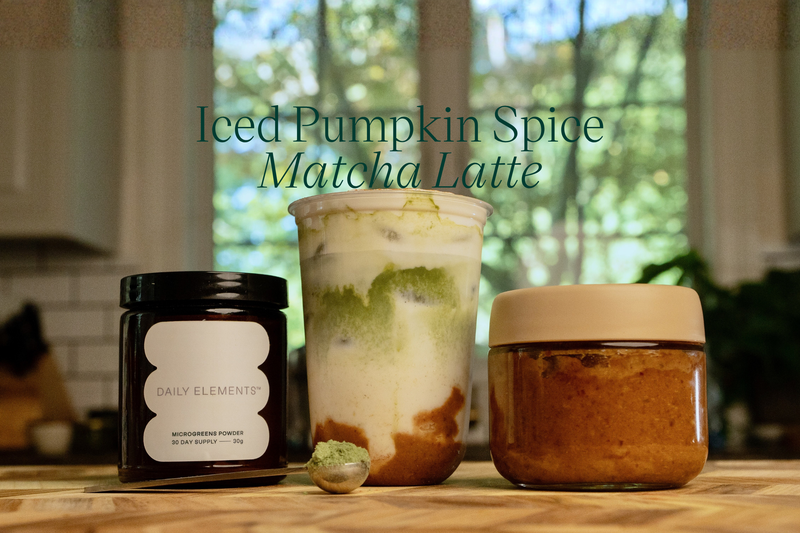 Healthy and Delicious Iced Pumpkin Spice Matcha Latte Recipe