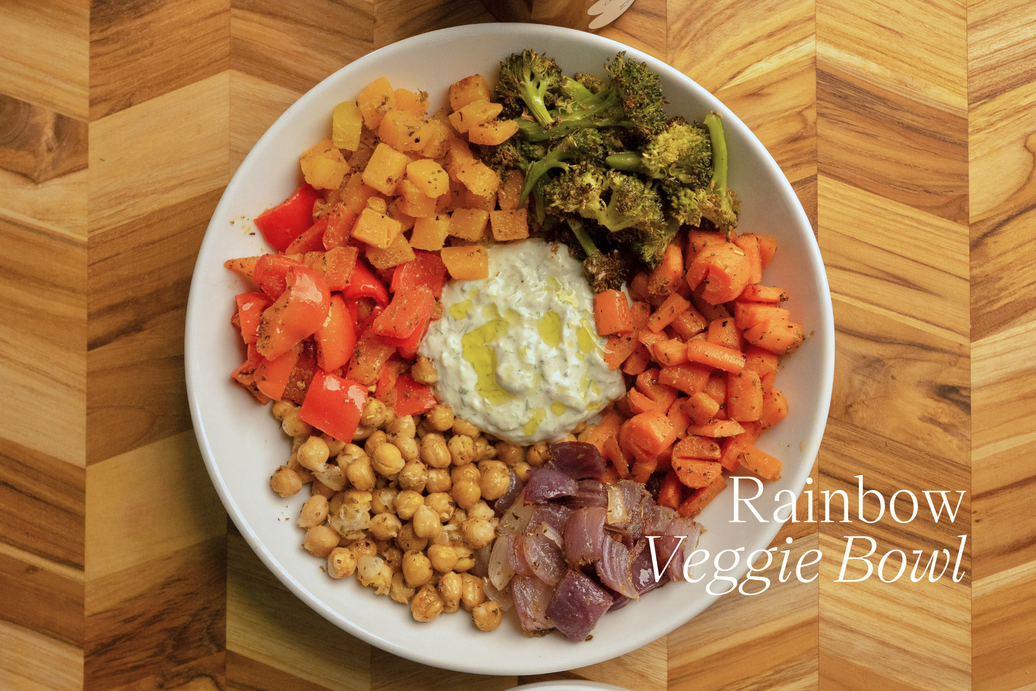 rainbow veggie bowl