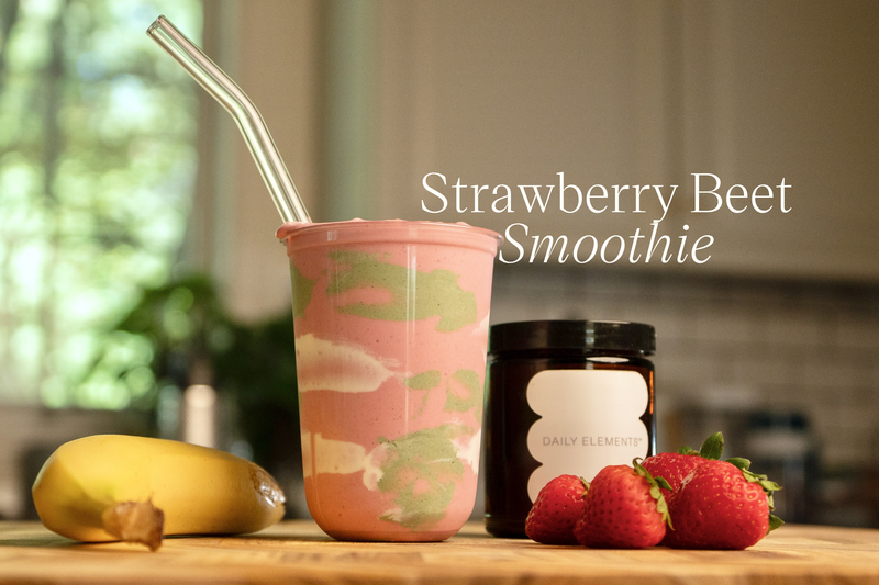 Healthy and Creamy Strawberry Beet Smoothie Recipe