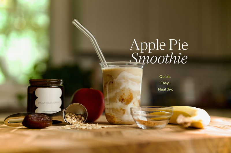 Easy 5-min Apple Pie Smoothie Recipe