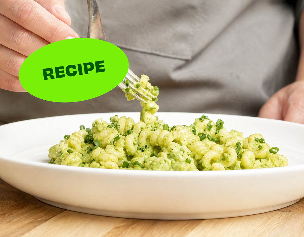 Fresh & Creamy Green Pea Pasta