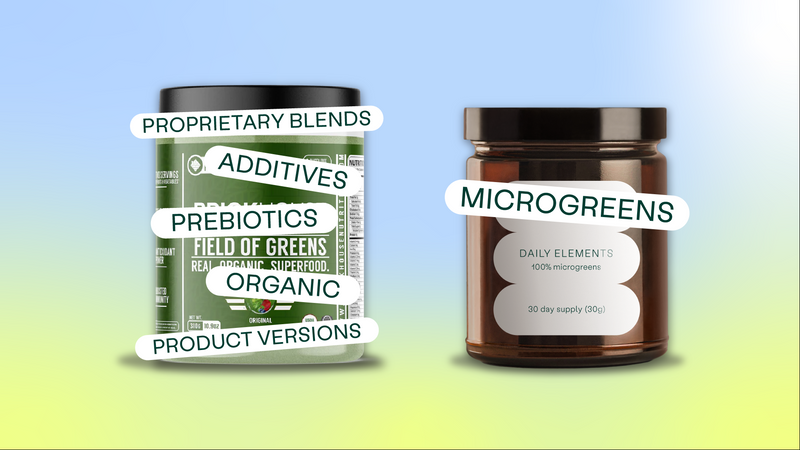 Field of Greens vs. Daily Elements Review