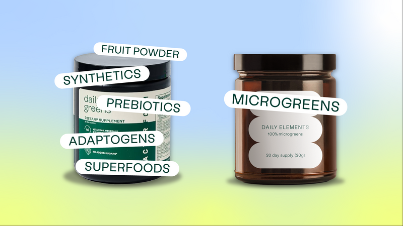 Daily Elements vs. Factor Greens