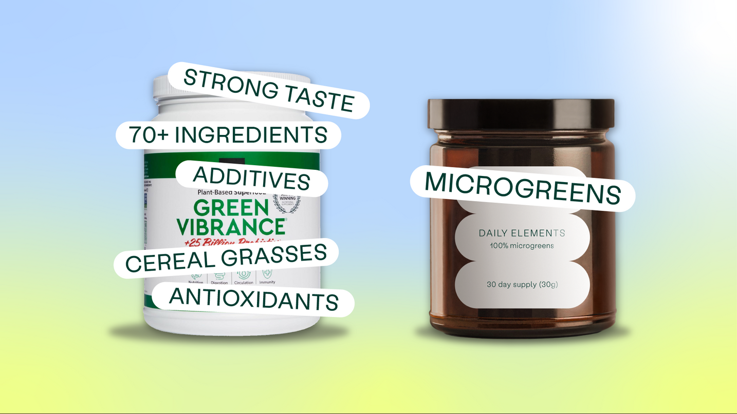 Green Vibrance vs. Daily Elements Review