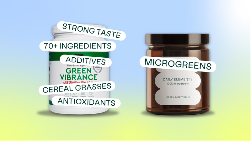 Green Vibrance vs. Daily Elements Review