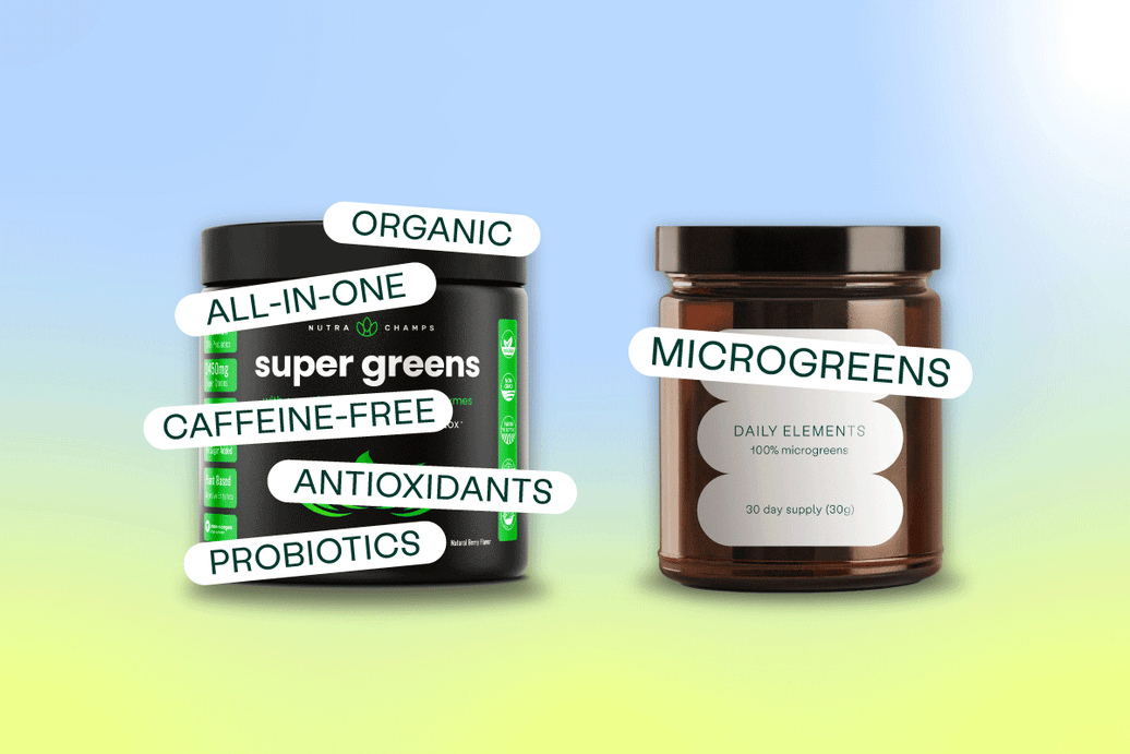 Nutra Champs Super Greens Vs. Daily Elements