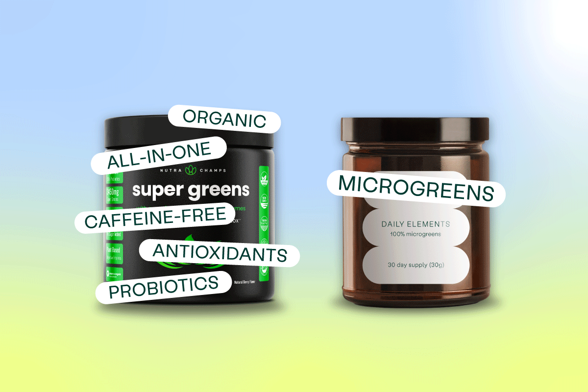 Nutra Champs Super Greens Vs. Daily Elements
