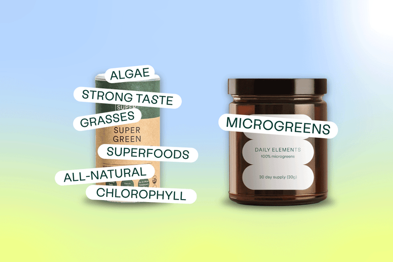 Super Green Mix Vs. Daily Elements Review