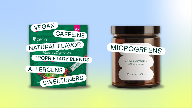 Daily Elements vs. Zena Greens Review