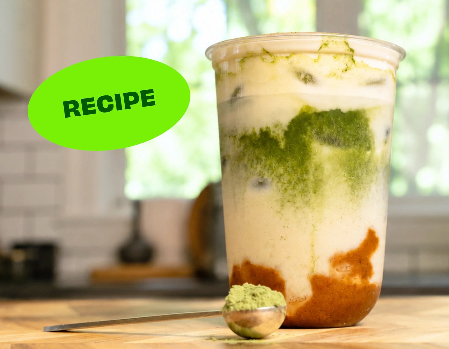 Healthy and Delicious Iced Pumpkin Spice Matcha Latte Recipe