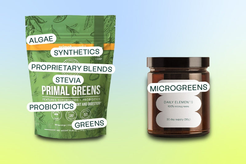 Primal Greens vs Daily Elements
